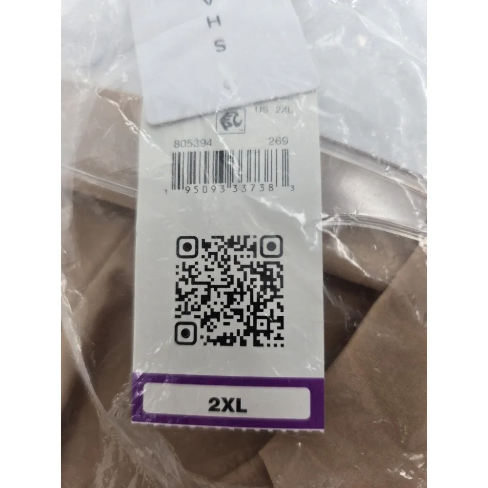NWT Wacoal‎ Women's Skinsense Thigh Shaper - Color Praline - Size 2XL